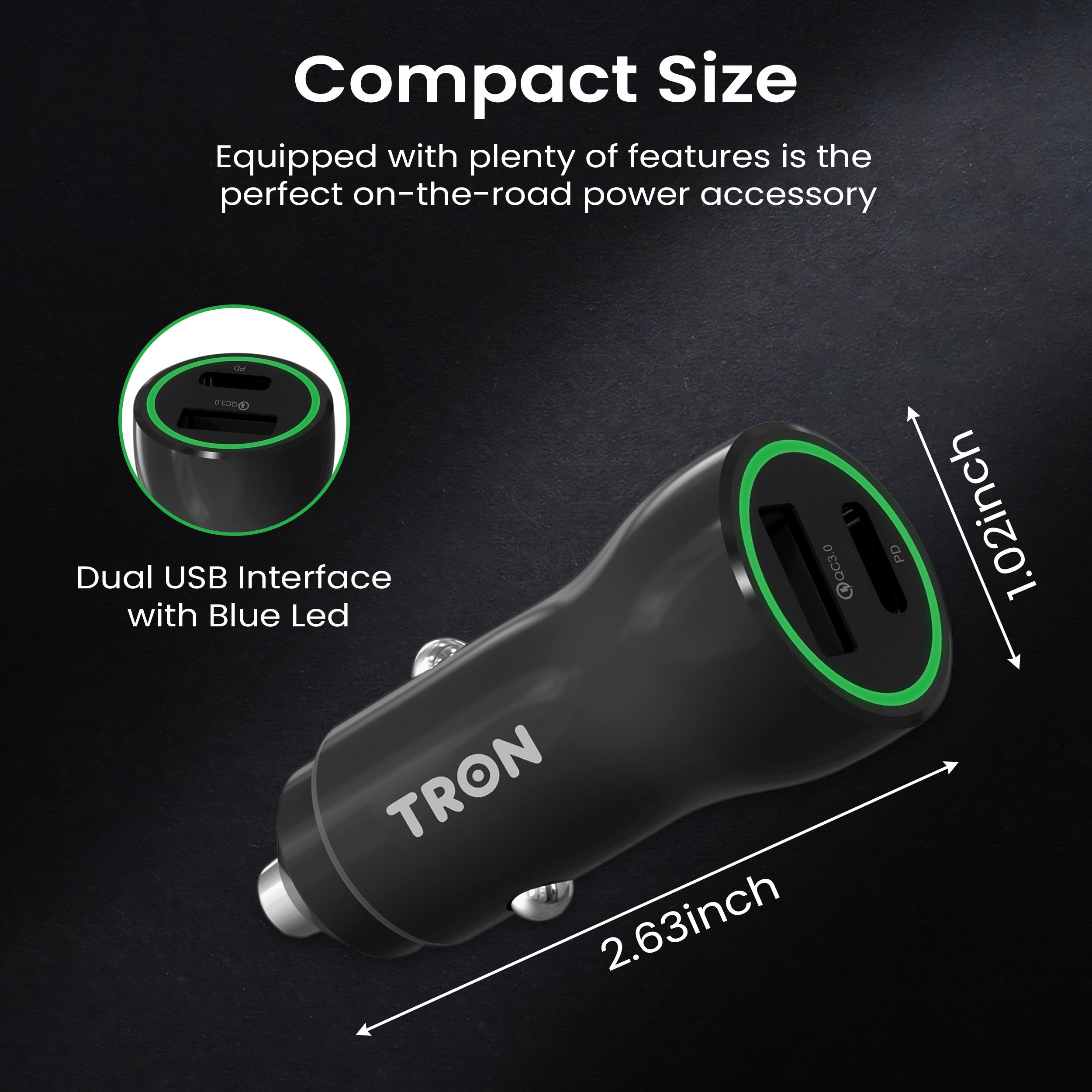 36W Car Power Adapter