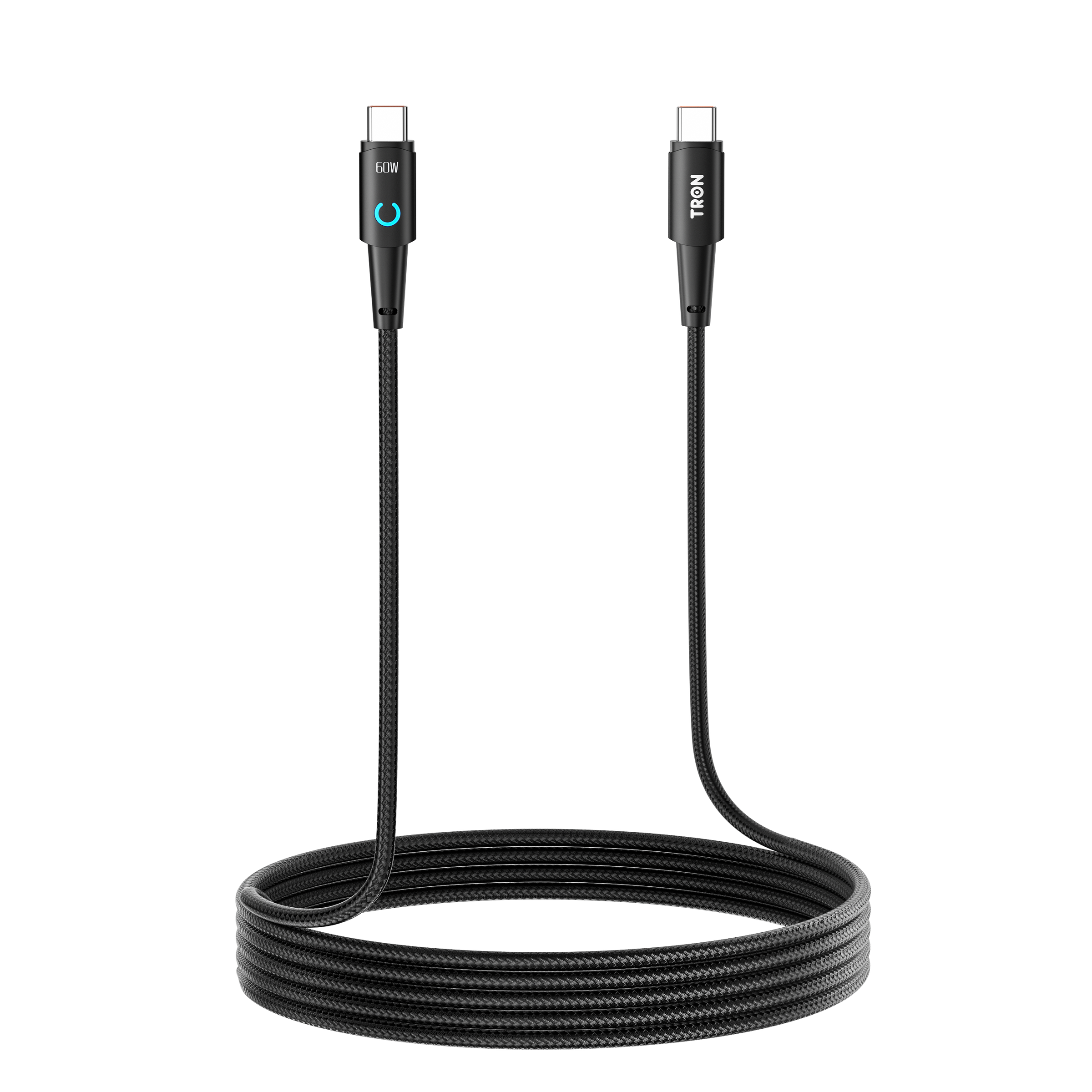 USB C-C Charger Braided Cable 60W | 6FT