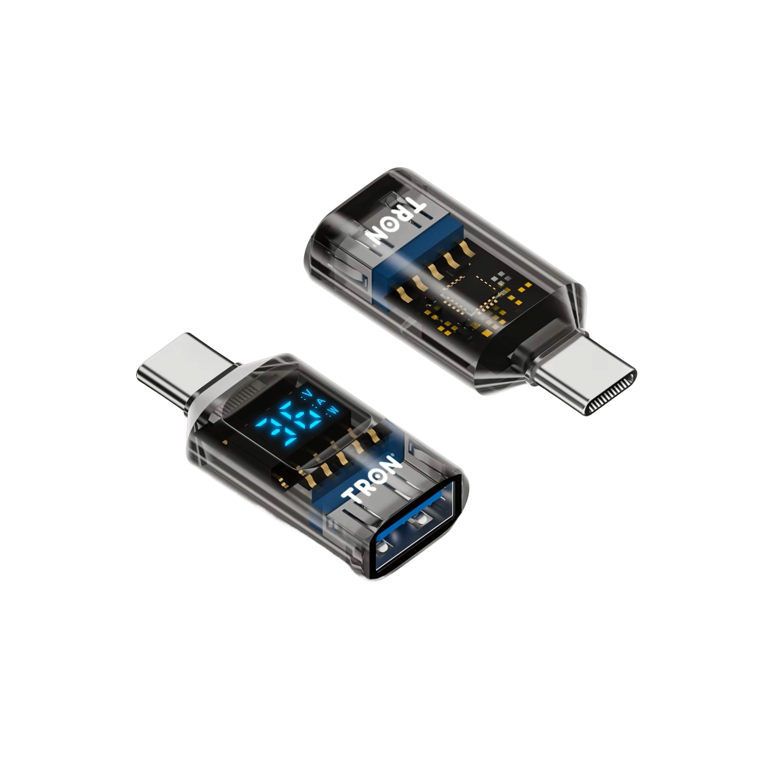 USB-A to C Adapter | LED Display