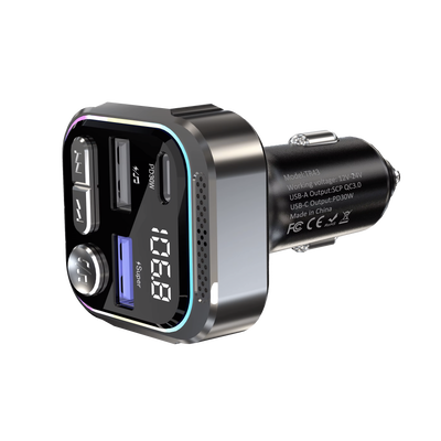 TRON 30W Car Bluetooth FM Transmitter with LCD Display