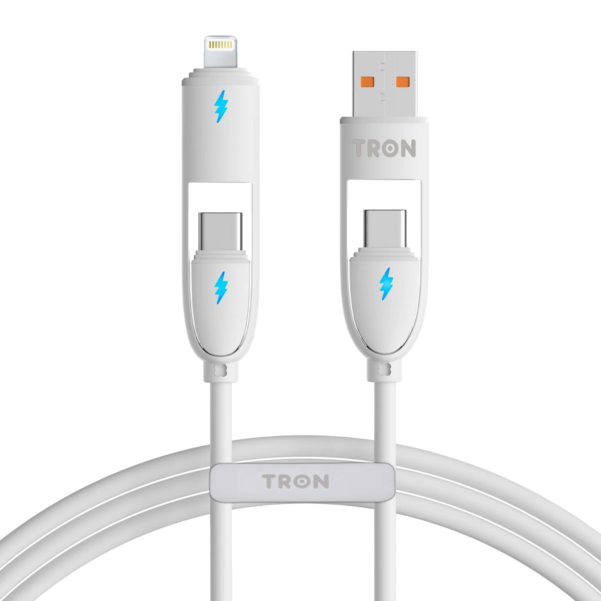 4 IN 1 USB A-C-L Charger Cable 66W | 5FT