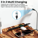 5-in-1 Multi Charging Cable | USB-A to USB-C + Lightning + Micro | 4FT Braided
