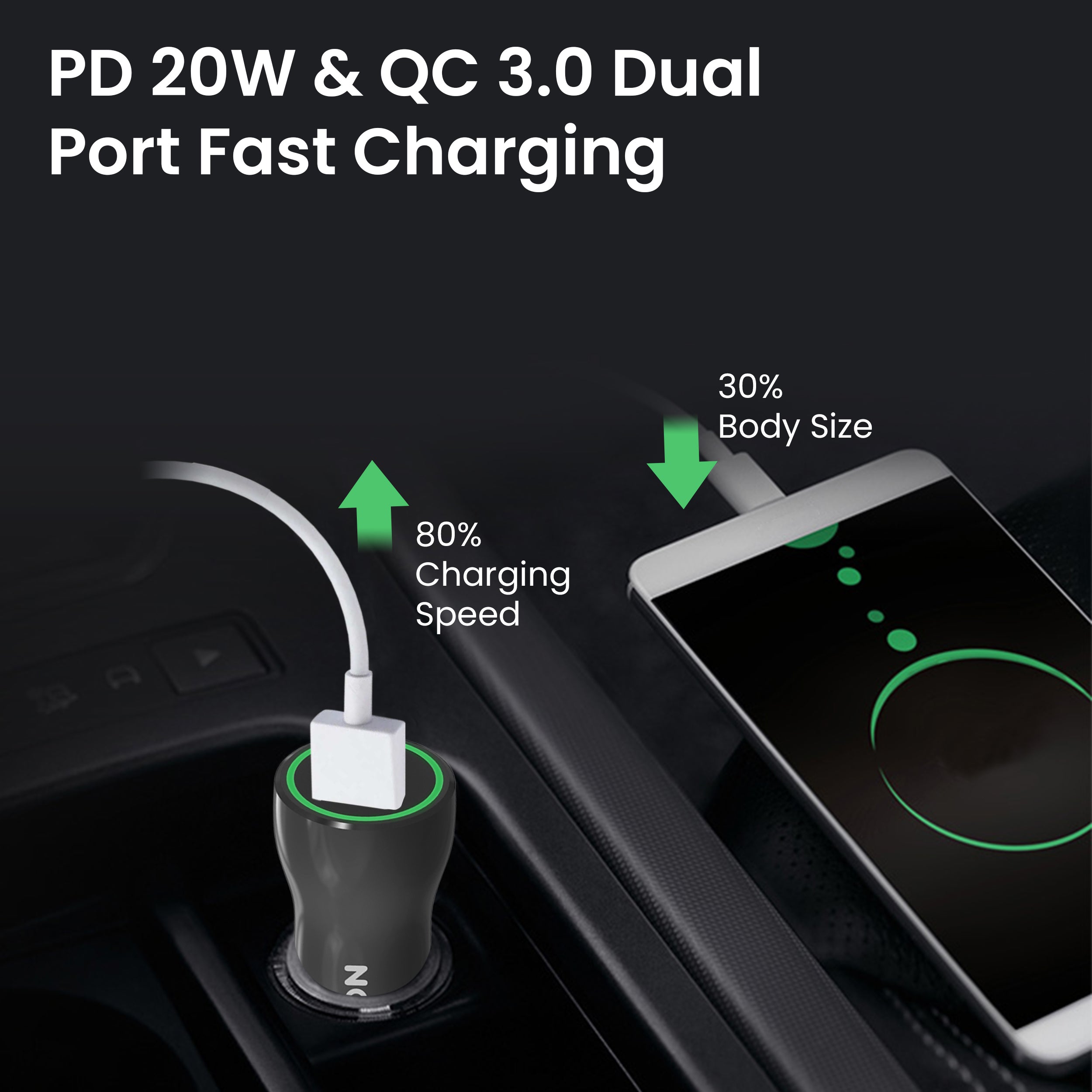 36W Car Power Adapter