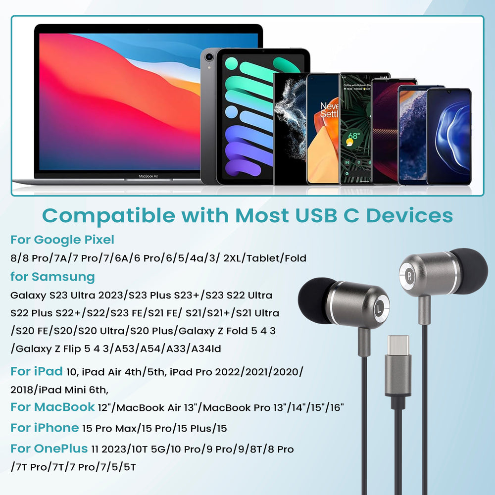TRON 3.5mm Aux Wired Earbuds — Hi-Fi Audio + Inline Mic, Black (view 3)
