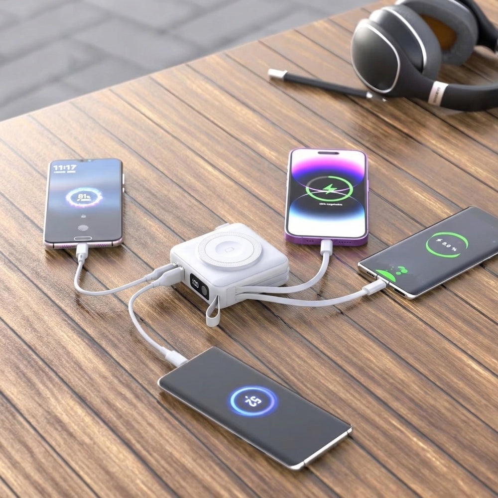 TRON 5-in-1 Travel Charger & Power Bank 10000mAh — Wireless + Apple Watch (view 17)