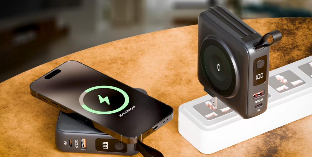 TRON 5-in-1 Travel Charger & Power Bank 10000mAh — Wireless + Apple Watch (view 13)