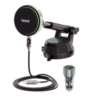 Qi2 Ice Cooling MagSafe Car Charger Mount — 25W Wireless + 43W Car Adapter + 60W USB-C Cable