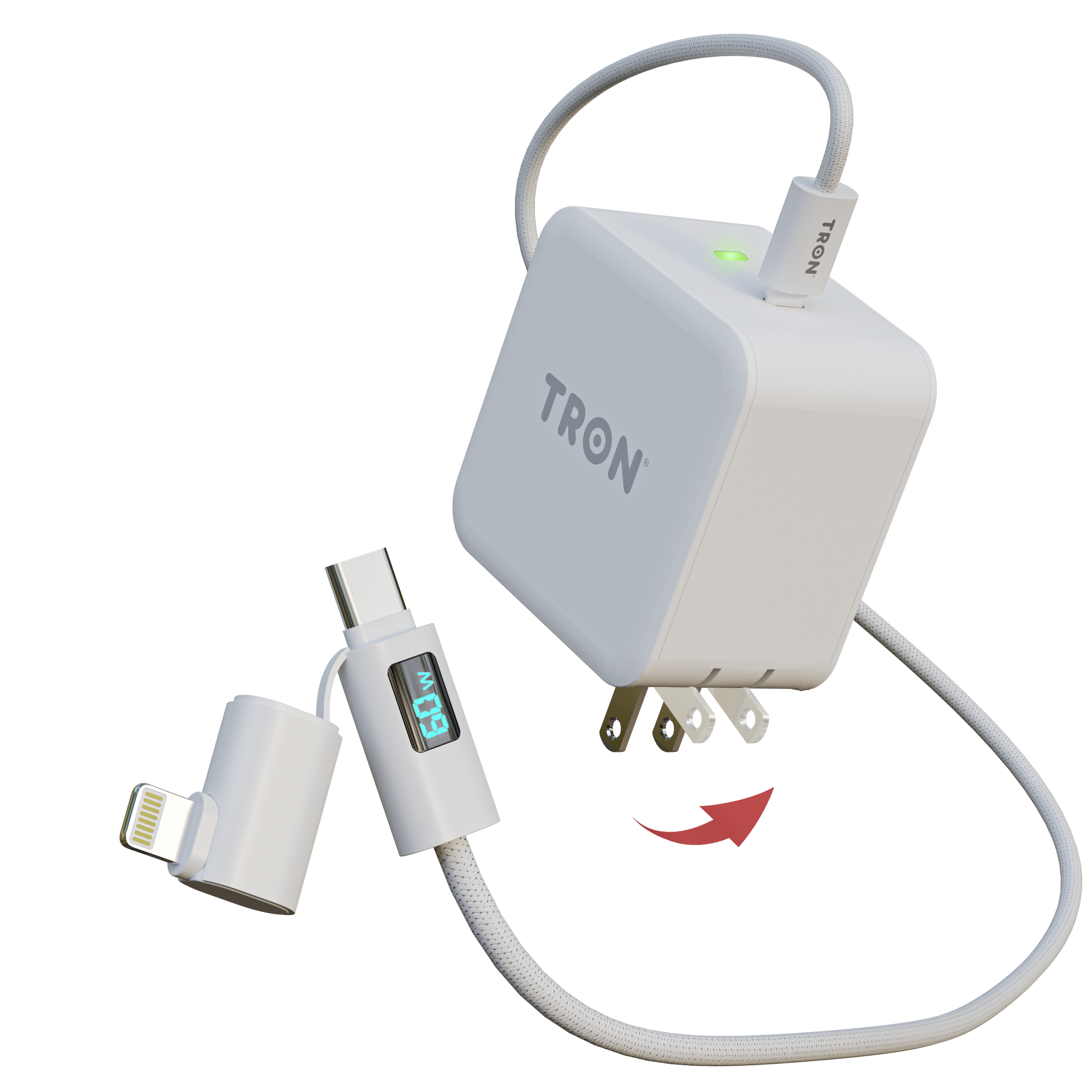 60W 2 in 1 Cable | 25W Adapter