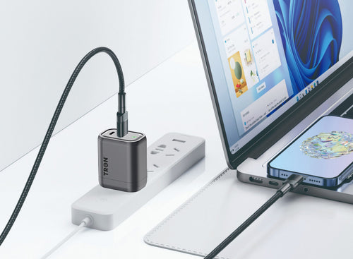 20W Dual-Port Power Adapter | USB-C PD + USB-A | LED Indicator | US Plug