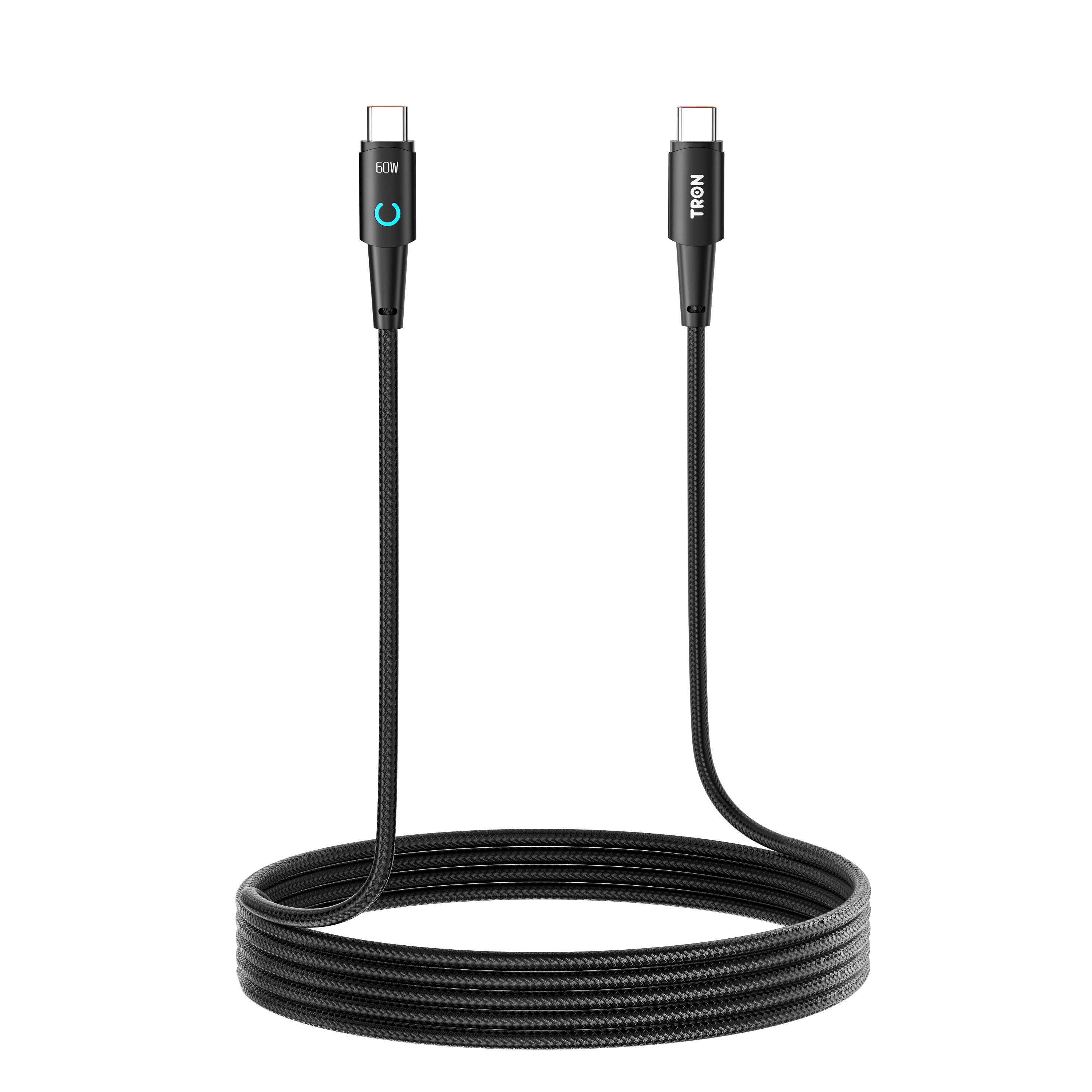 USB C-C Charger Braided Cable 60W | 6FT