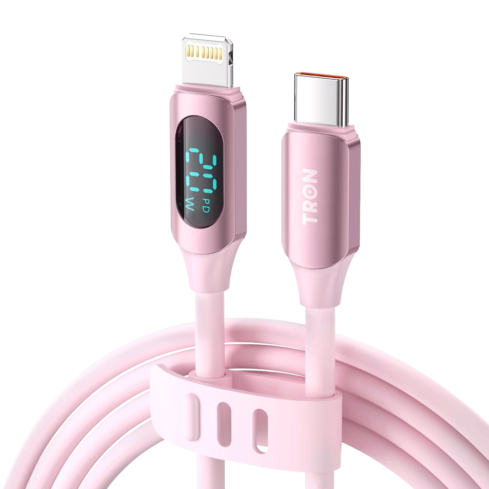 20W USB-C to Lightning Cable | Digital V/A/W Display | 5FT