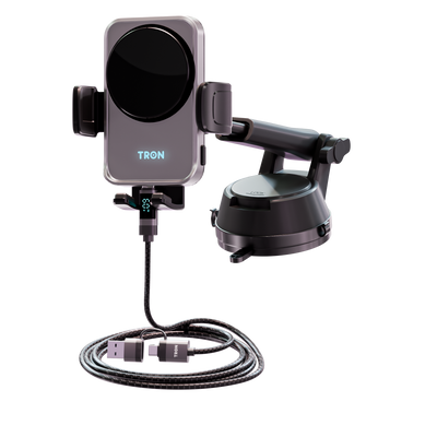 TRON 15W Fan Cooling Wireless Car Charger Mount