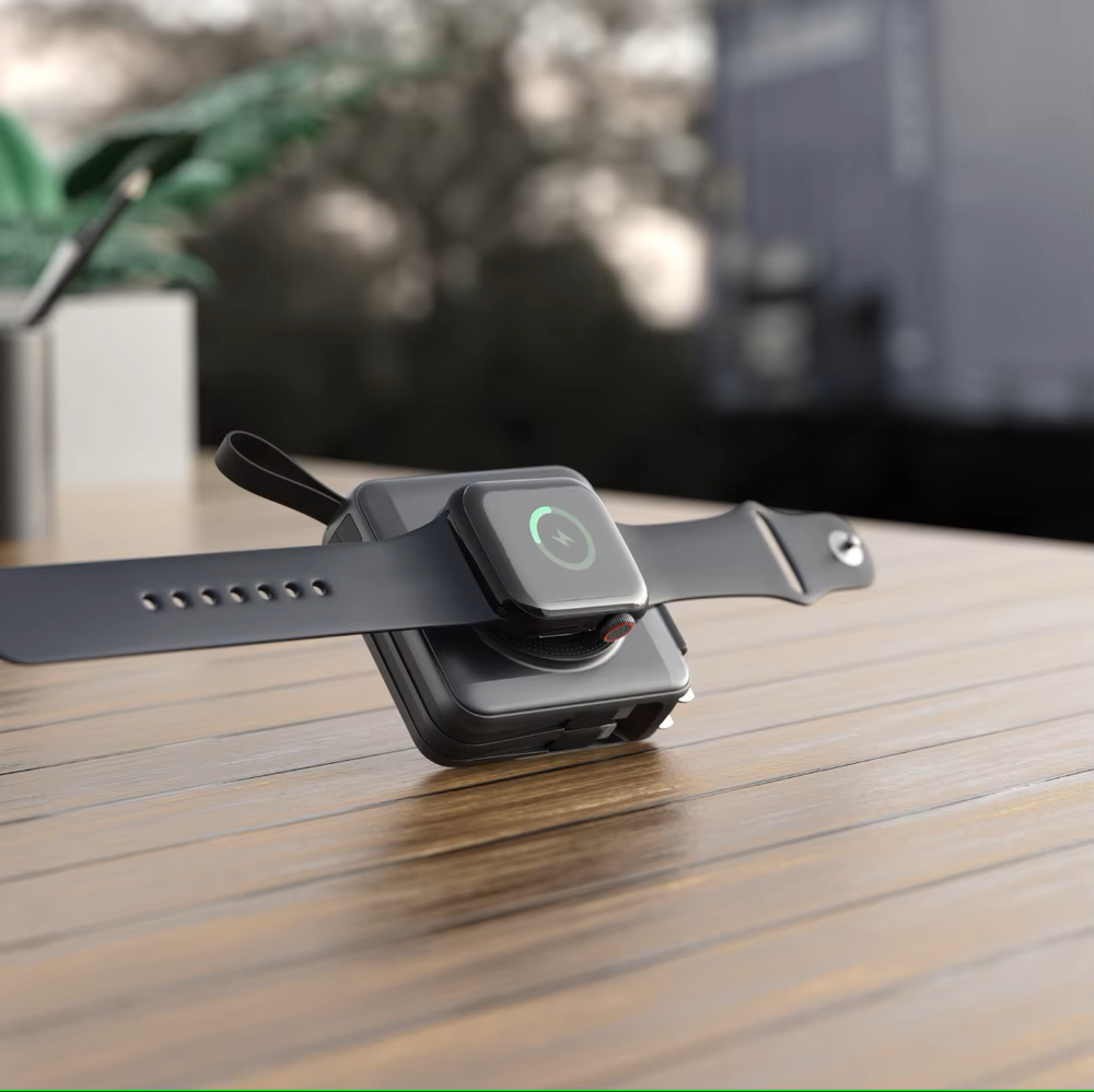 TRON 5-in-1 Travel Charger & Power Bank 10000mAh — Wireless + Apple Watch (view 6)