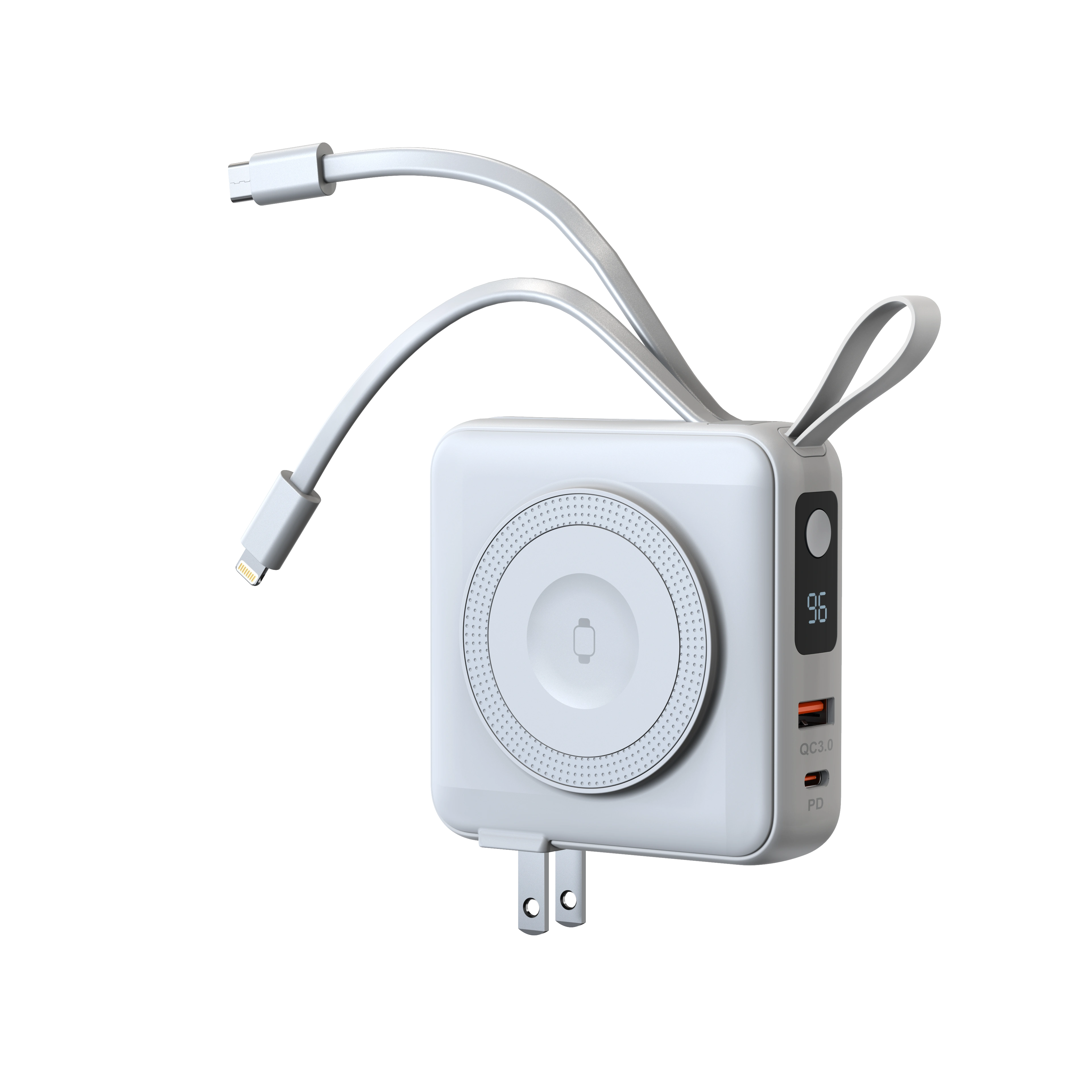 5-in-1 Multifunctional Travel Charger & Power Bank | 10000mAh
