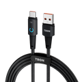 USB-A to USB-C Braided Cable 6A | Fast Charging | 6FT | Black