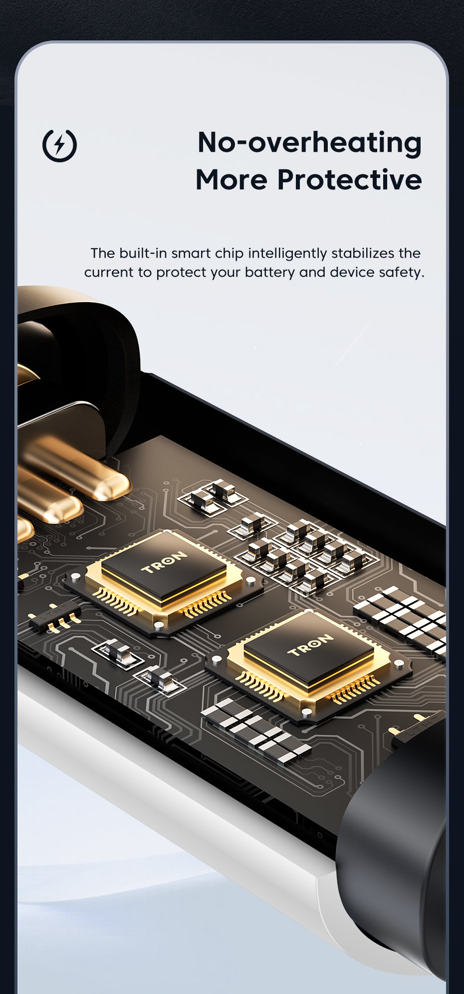 USB A-C Charger Braided Cable 6A | 6FT