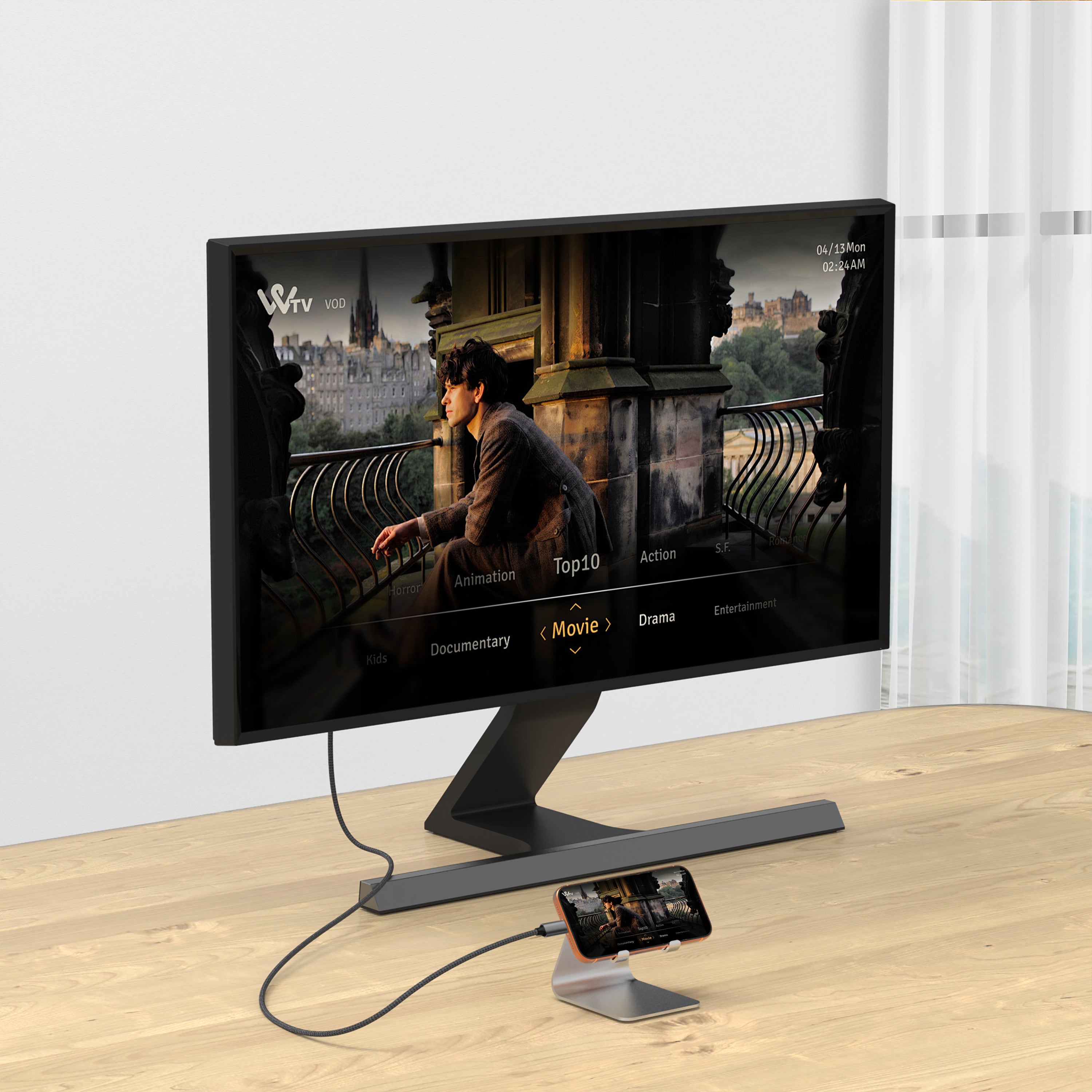 USB-C to HDMI Cable | 4K 60Hz | Braided Aluminum | 6FT