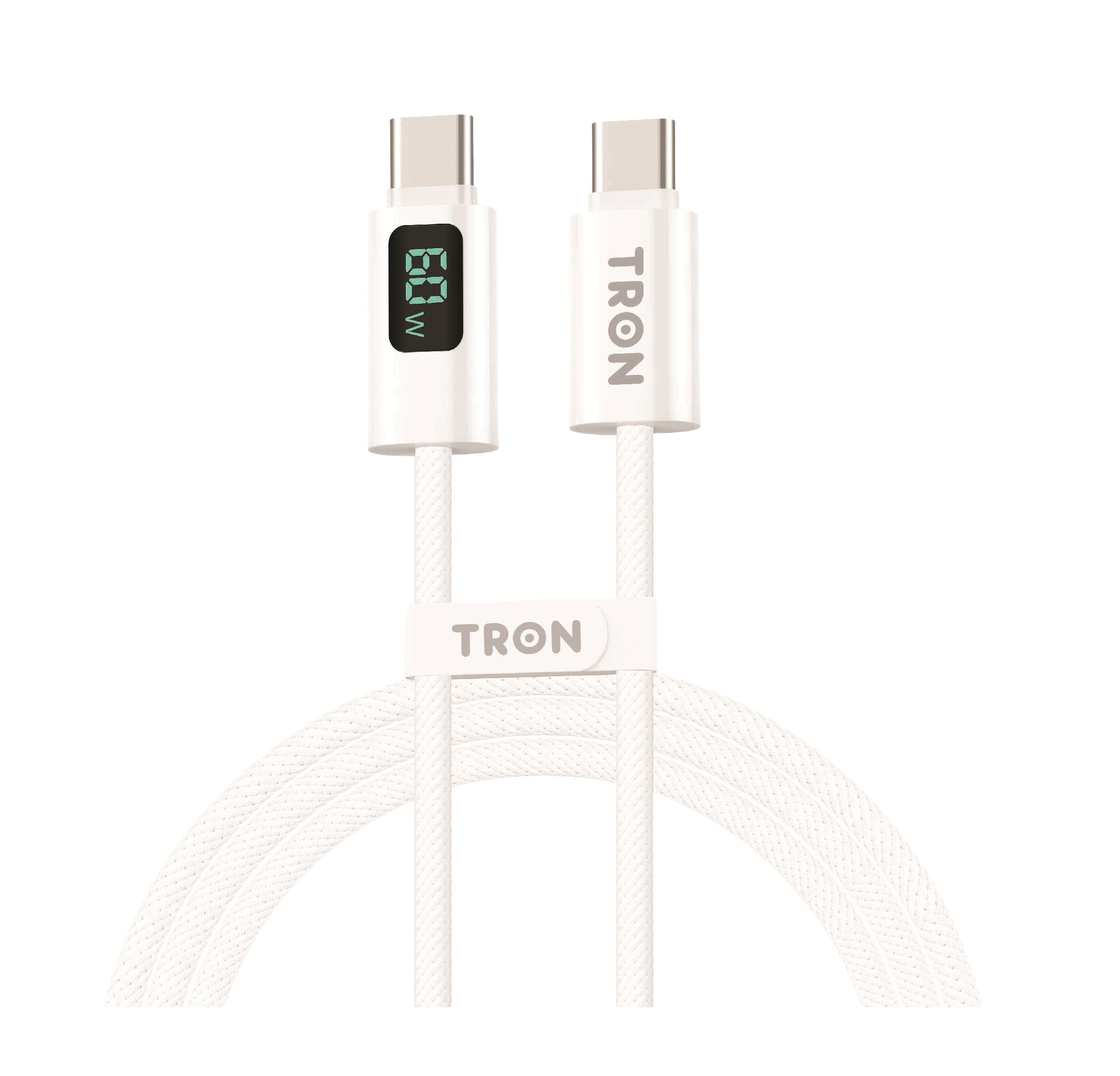 USB C-C Digital Display Braided Charging Cable 60W | 6FT