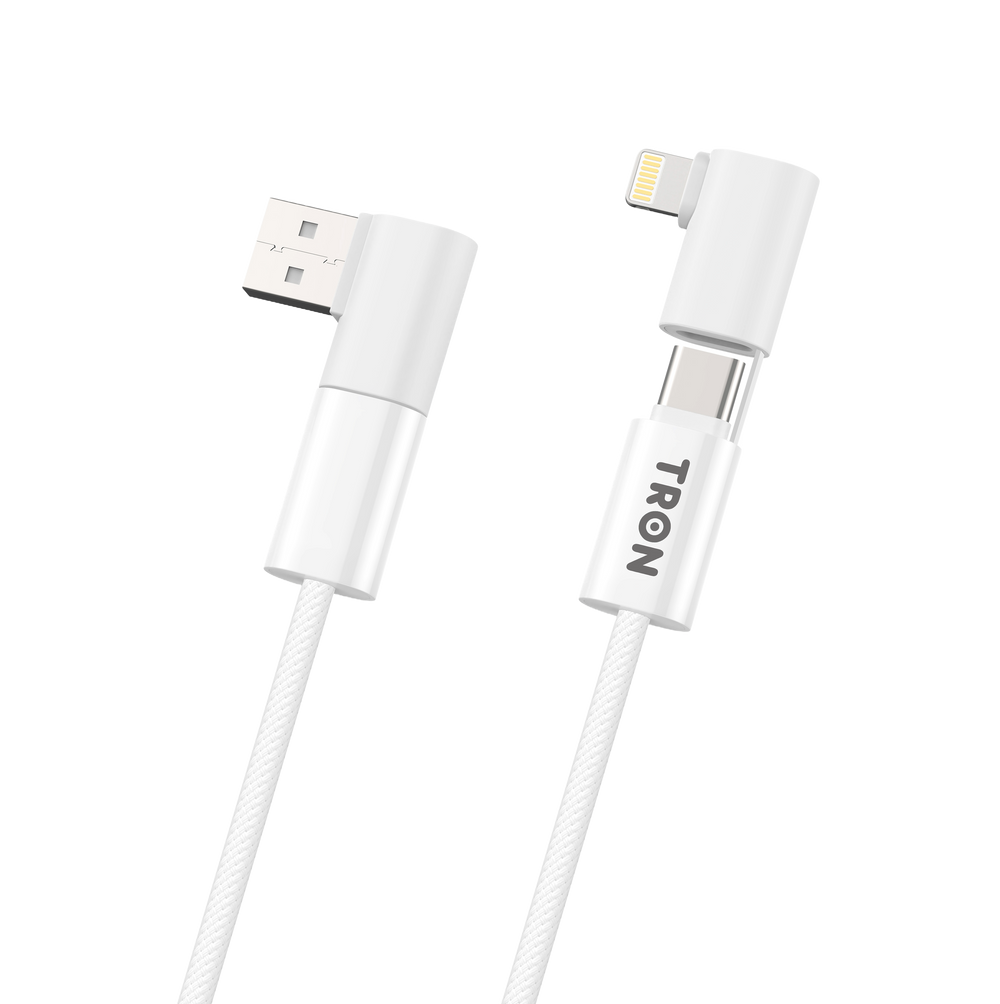 TRON 4-in-1 Universal Charging Cable — USB-A/C to Lightning/USB-C (view 2)