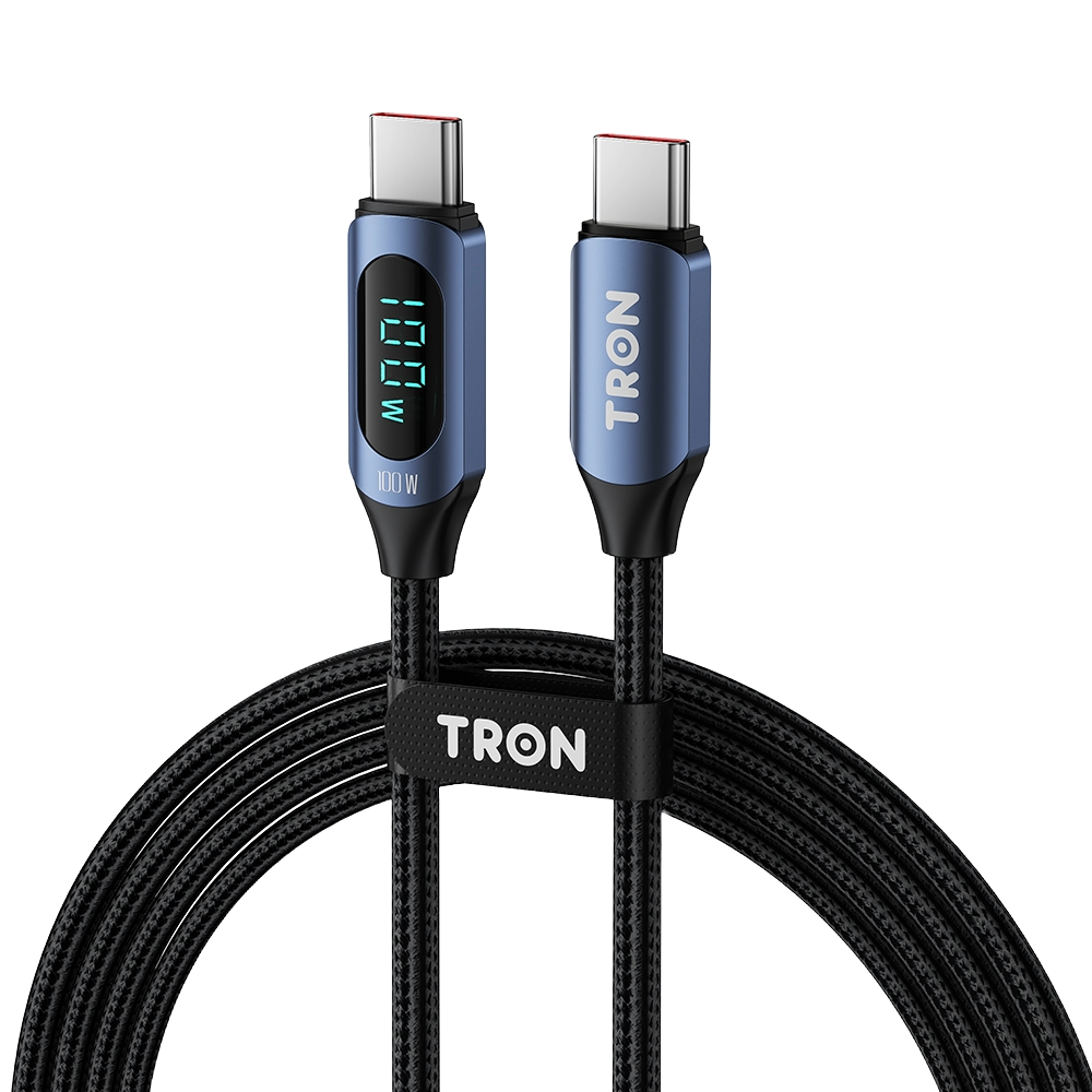 USB C-C Digital Display Braided Charging Cable 100W | 5FT