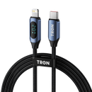 USB C-Lightning Digital Display Braided Charging Cable 3A | 5FT