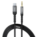 Aux to USB C Braided Cable | 5FT