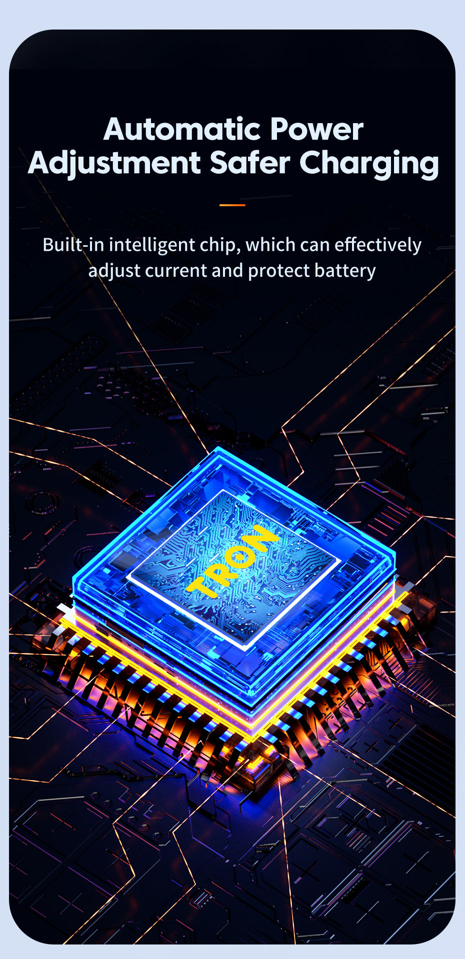 USB C-Lightning Digital Display Braided Charging Cable 3A | 5FT