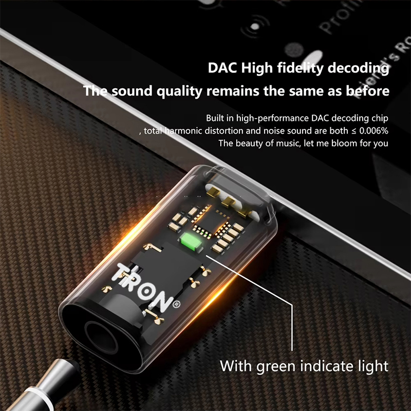 TRON Lightning to 3.5mm Headphone Adapter — Hi-Fi Audio, iPhone (view 4)