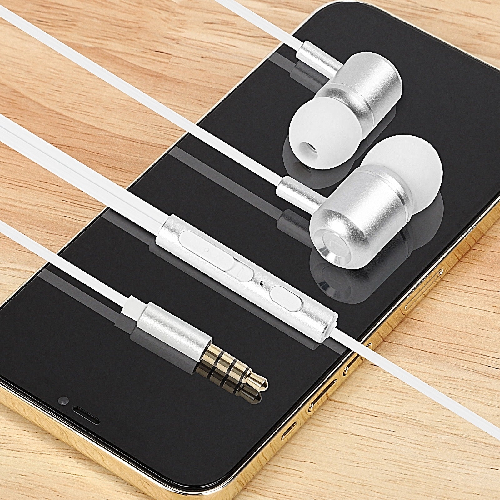 Earbuds Aux White
