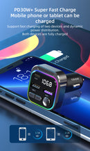 30W Car Bluetooth Transmitter & Power Adapter