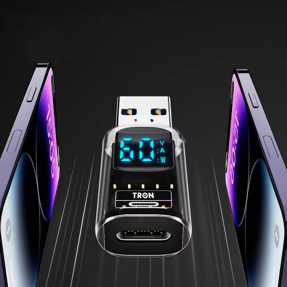 USB-C to A Adapter | LED Display