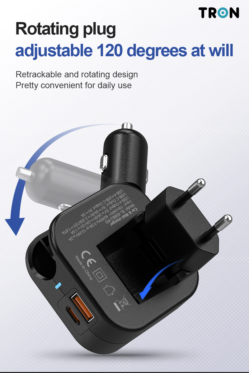 Car & Wall Charger Euro