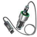 43W Car Charger + 5FT USB-C to USB-C Cable