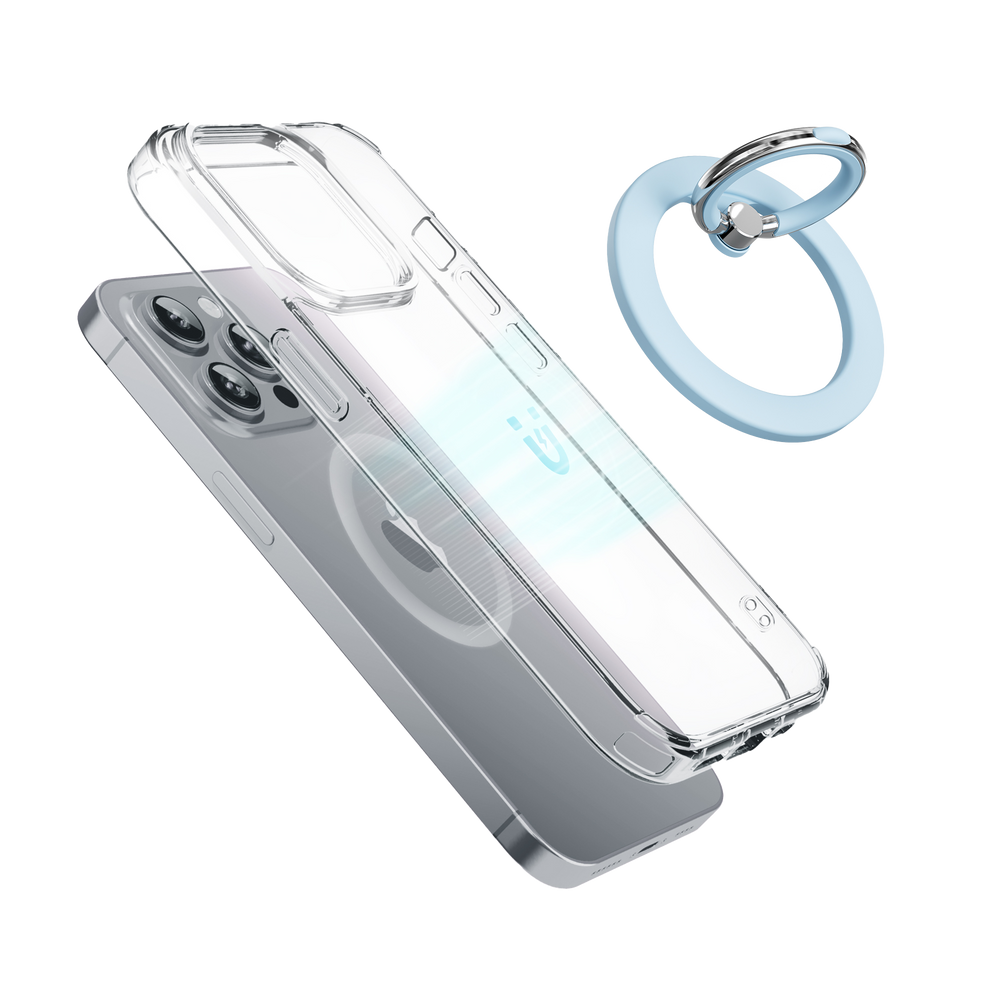 TRON Magnetic Ring Holder & Phone Grip — Foldable Kickstand, iPhone (view 4)
