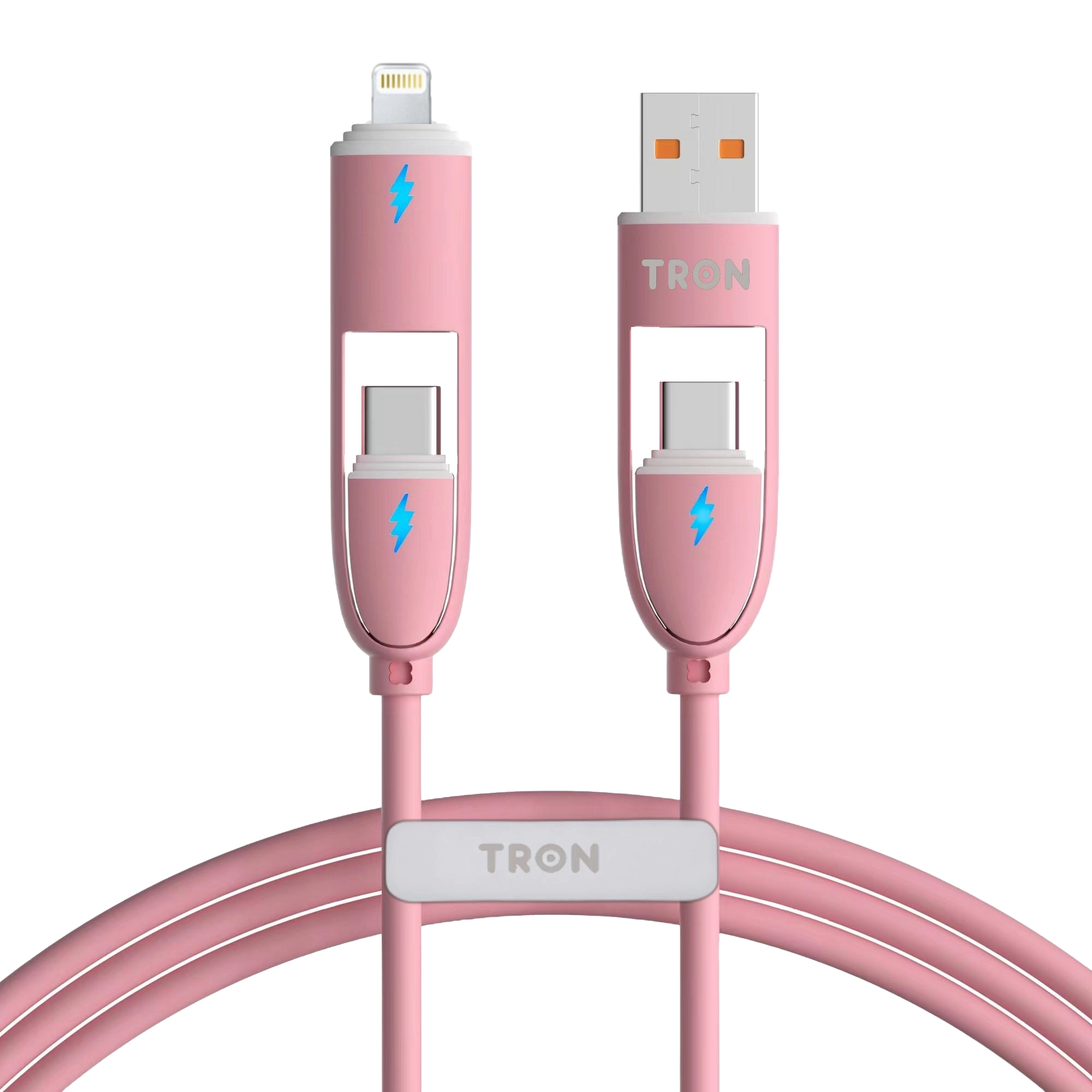 4 IN 1 USB A-C-L Charger Cable 66W | 5FT