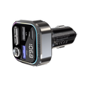 30W Car Bluetooth FM Transmitter & Power Adapter | LCD Display