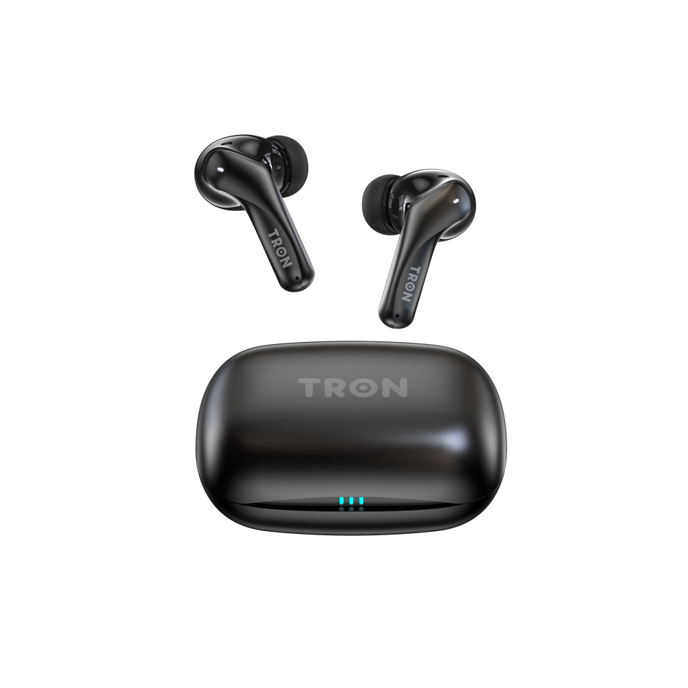TRON Active Noise Cancelling Wireless Earbuds — Bluetooth 5.3, 20Hr Battery (view 2)