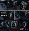 Wide vehicle compatibility, 180 degree adjustable head and day and night display
