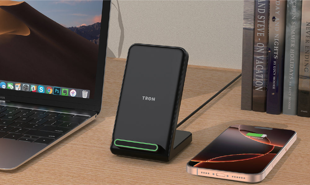 TRON Qi2 Wireless Charger Stand with LED Light (view 6)