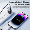 Fast charging a phone from a wall socket
