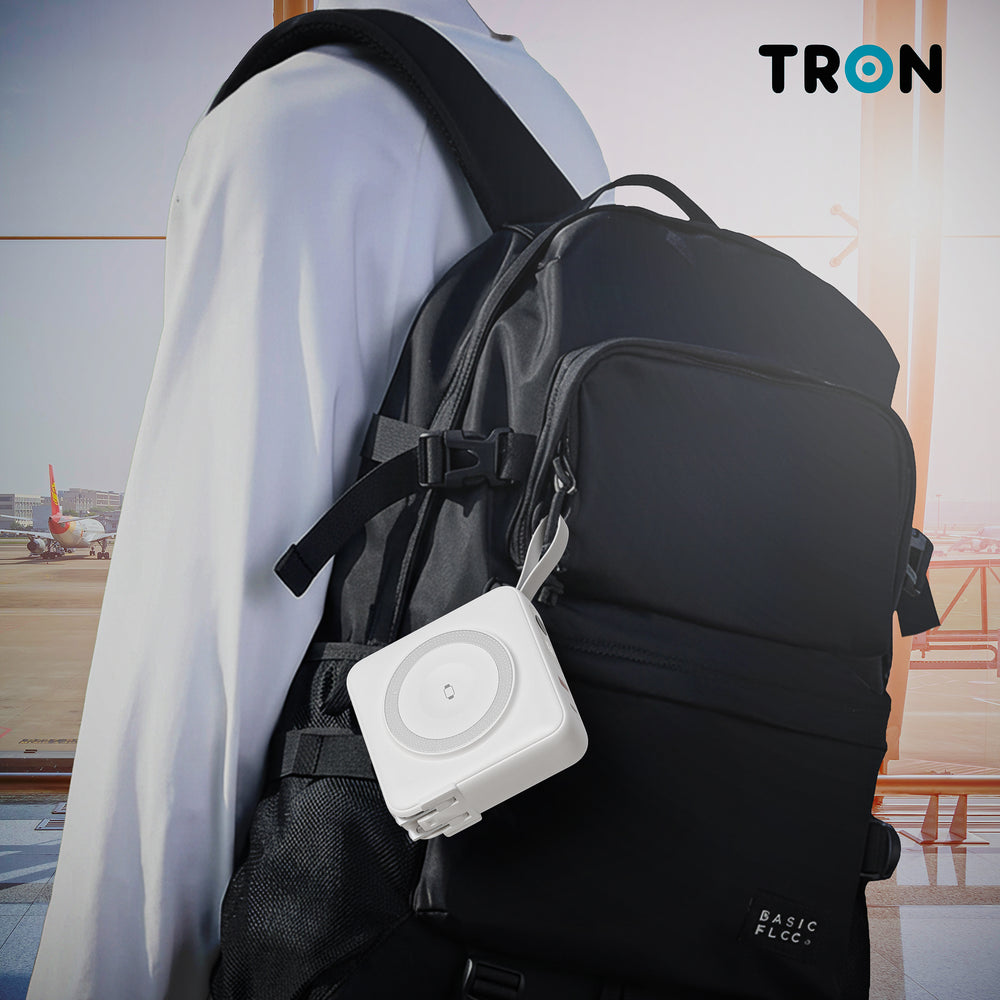 TRON 5-in-1 Travel Charger & Power Bank 10000mAh — Wireless + Apple Watch (view 19)