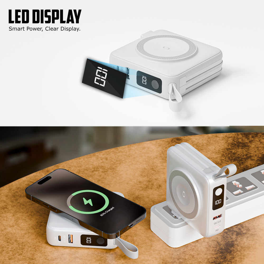 TRON 5-in-1 Travel Charger & Power Bank 10000mAh — Wireless + Apple Watch (view 22)